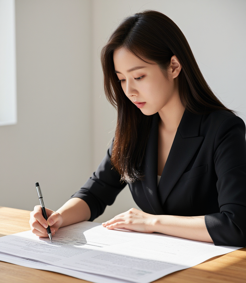 작업에 몰두하는 순간