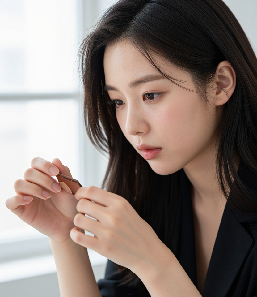 작업자의 손길